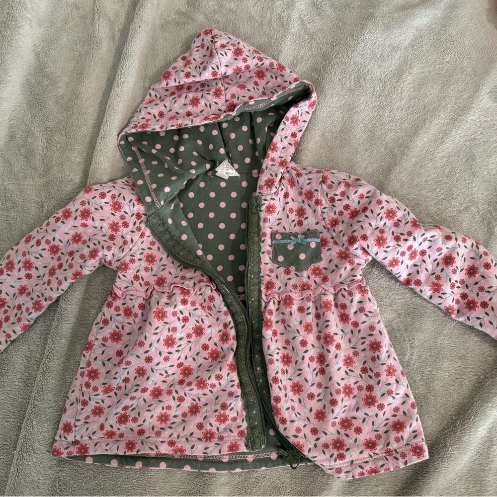 6-12 month Matilda Jane reversible jacket